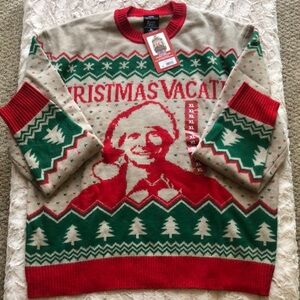 Festive Men’s Christmas Vacation Sweater XL